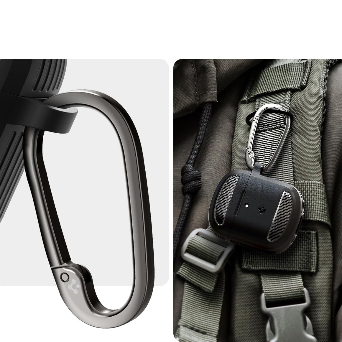 Etui Spigen Rugged Armor do Google Pixel Buds Pro 2 / Pro, czarne